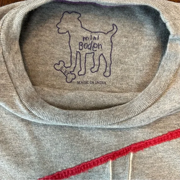 Mini Boden Boys Grey, Red, Blue Airplane T-shirt, Tee, Size 5-6 - Picture 4 of 5